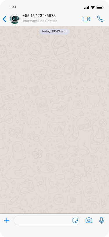 WhatsApp chat com Organiza a GranAI